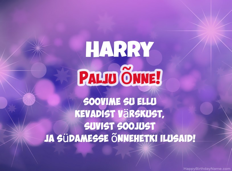 Ilusad pildid Harry