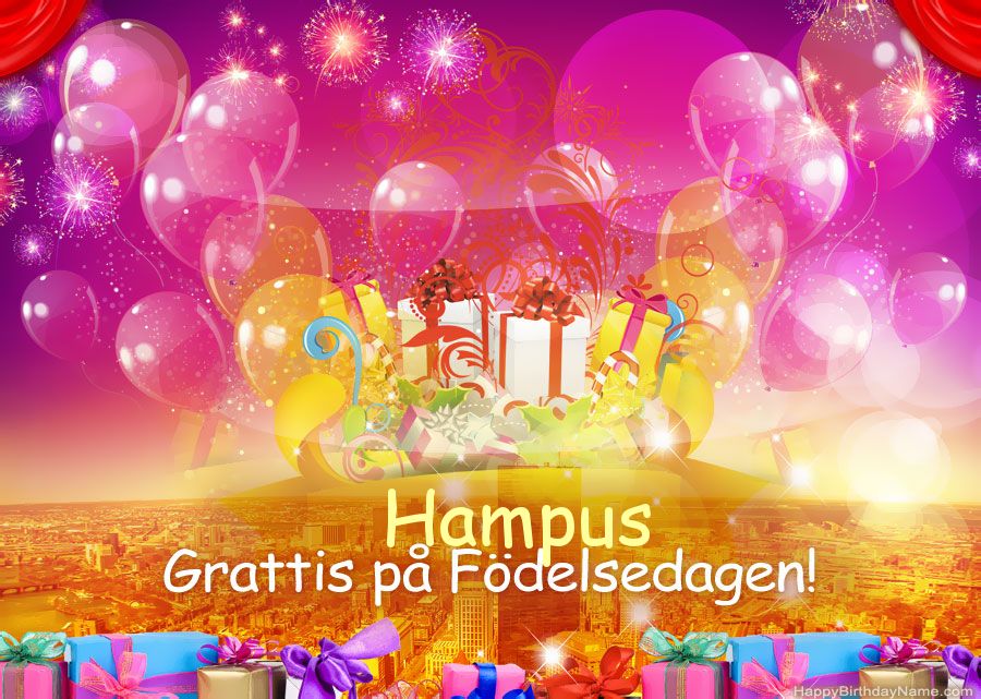 Roliga bilder Grattis på födelsedagen Hampus
