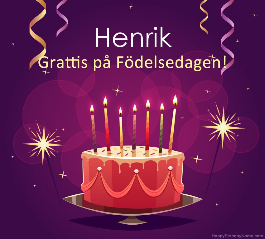 Roliga hälsningar för Happy Birthday Henrik-bilder