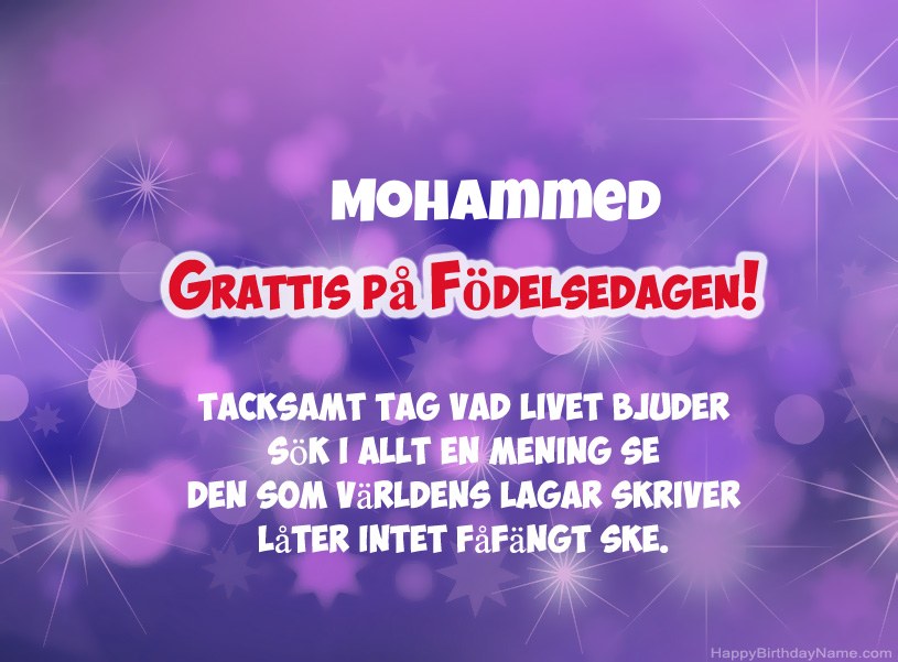 Vackra bilder för Grattis på Mohammed