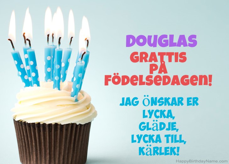 Grattis till Grattis på Douglas