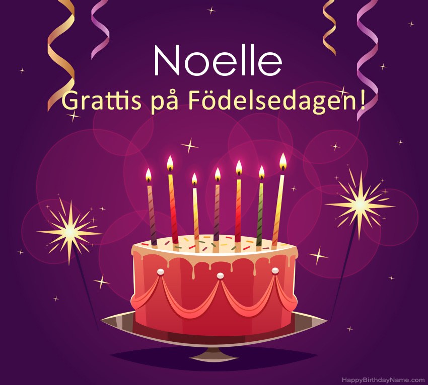 Roliga hälsningar för Happy Birthday Noelle-bilder