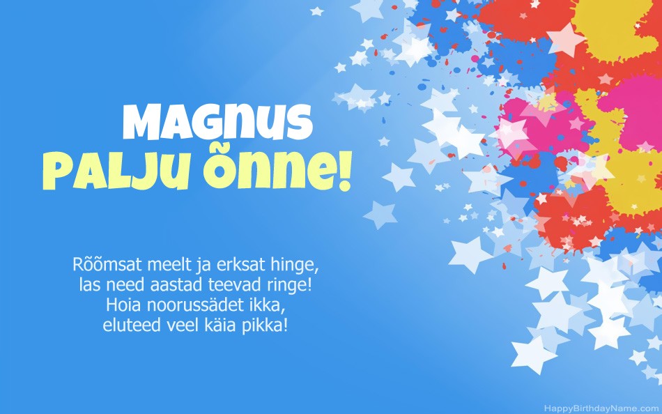 Õnnitleme Magnus