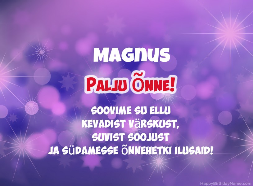 Ilusad pildid Magnus