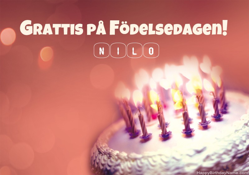 Grattis på födelsedagen Nilo-bilder