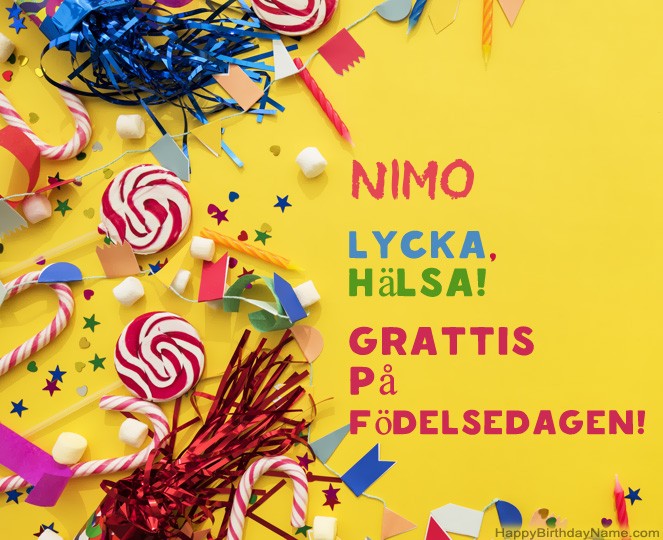 Grattis på Födelsedagen Nimo bilder