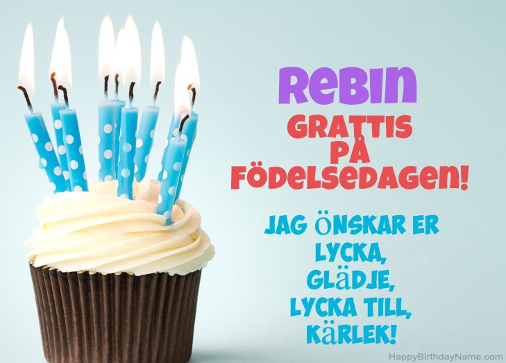 Grattis till Grattis på Rebin