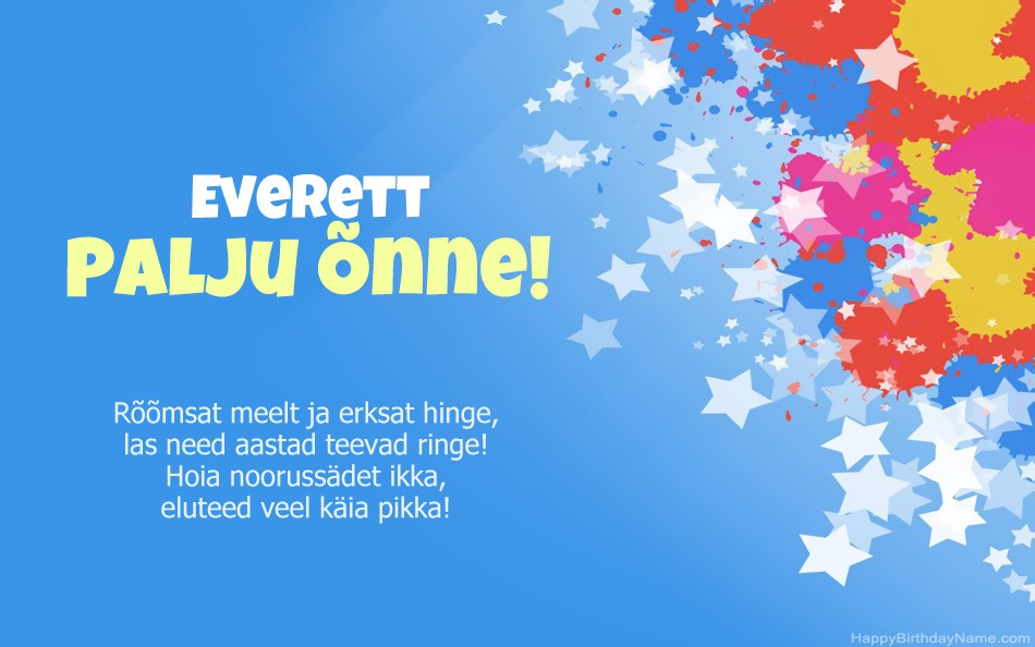 Õnnitleme Everett