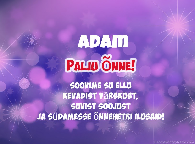 Ilusad pildid Adam Ilusad pildid Adam