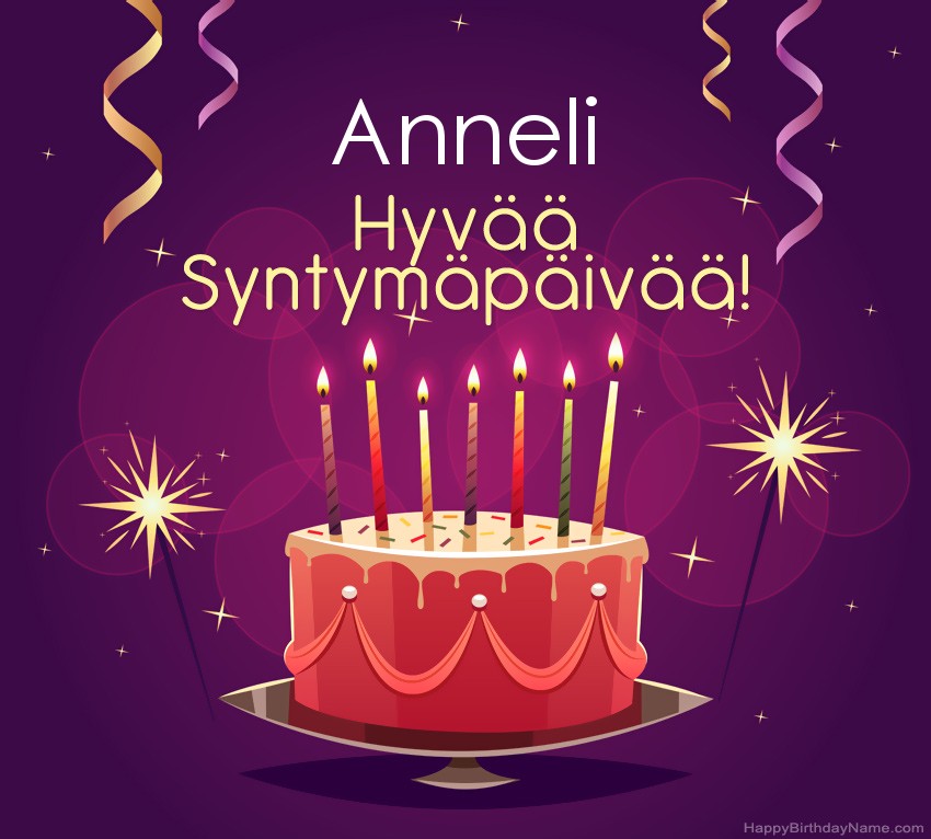 Lasten onnittelut Anneli Syntymäpäivästä