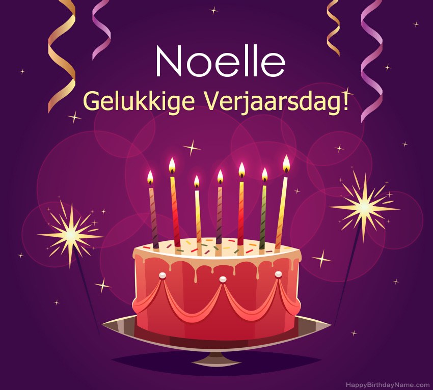 Snaakse groete vir gelukkige verjaardag Noelle-foto
