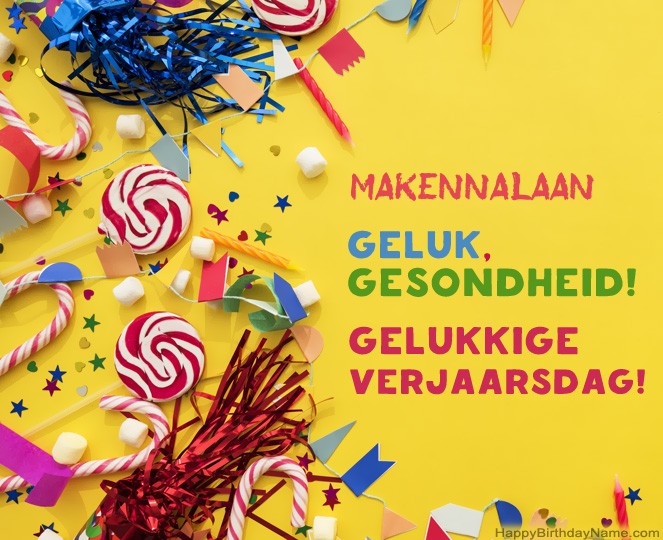 Gelukkige verjaardag Makennalaan foto