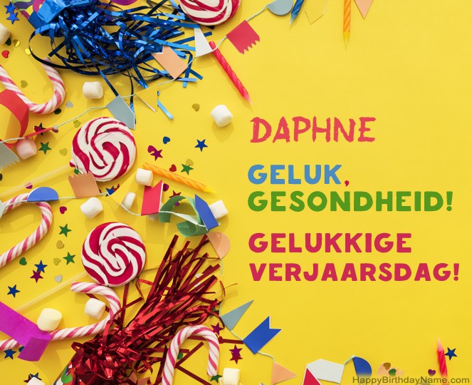 Gelukkige verjaardag Daphne foto
