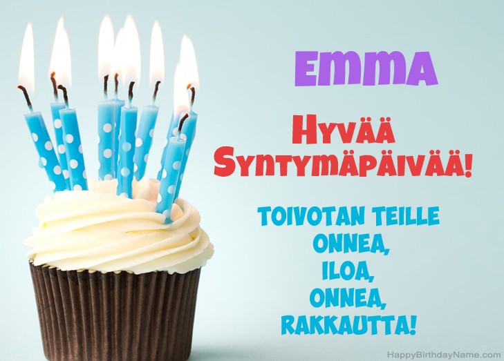 Lataa Happy Birthday Card Emma ilmaiseksi