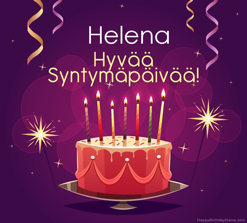 Lasten onnittelut Helena Syntymäpäivästä