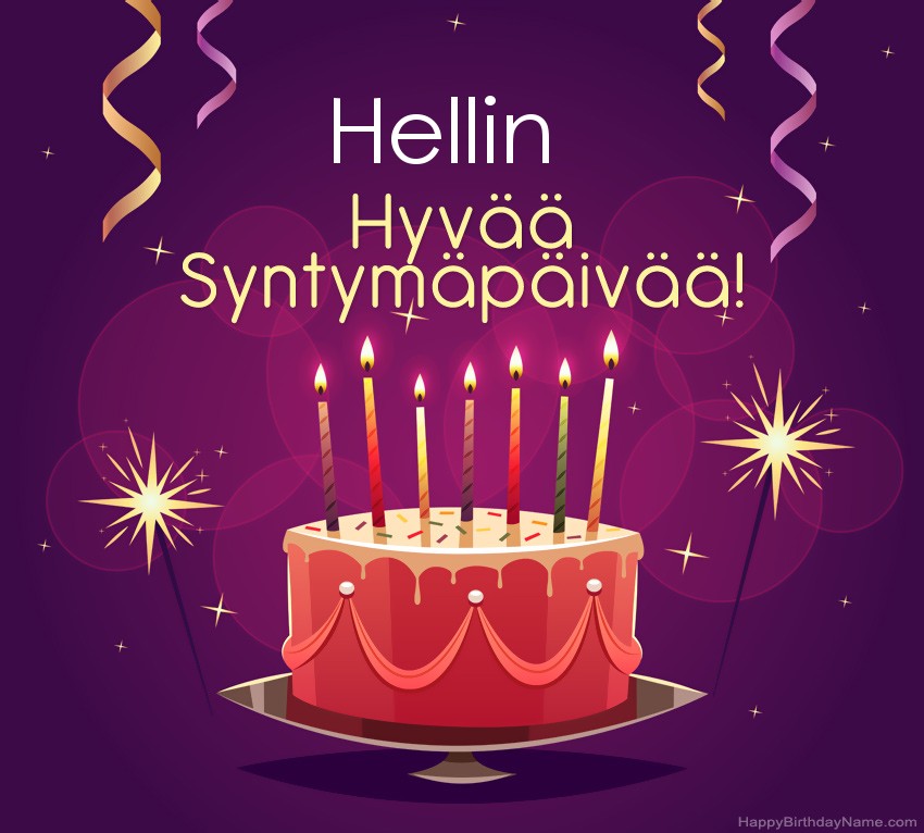 Lasten onnittelut Hellin Syntymäpäivästä