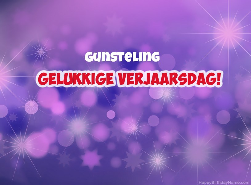 Pragtige foto's vir Happy Birthday Gunsteling