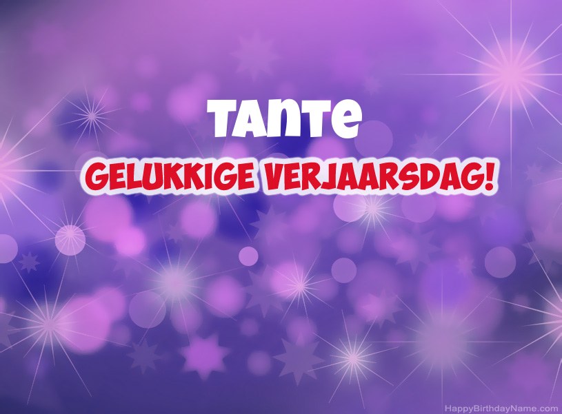 Pragtige foto's vir Happy Birthday Tante