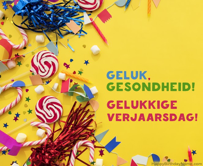 Gelukkige verjaarsdagfoto