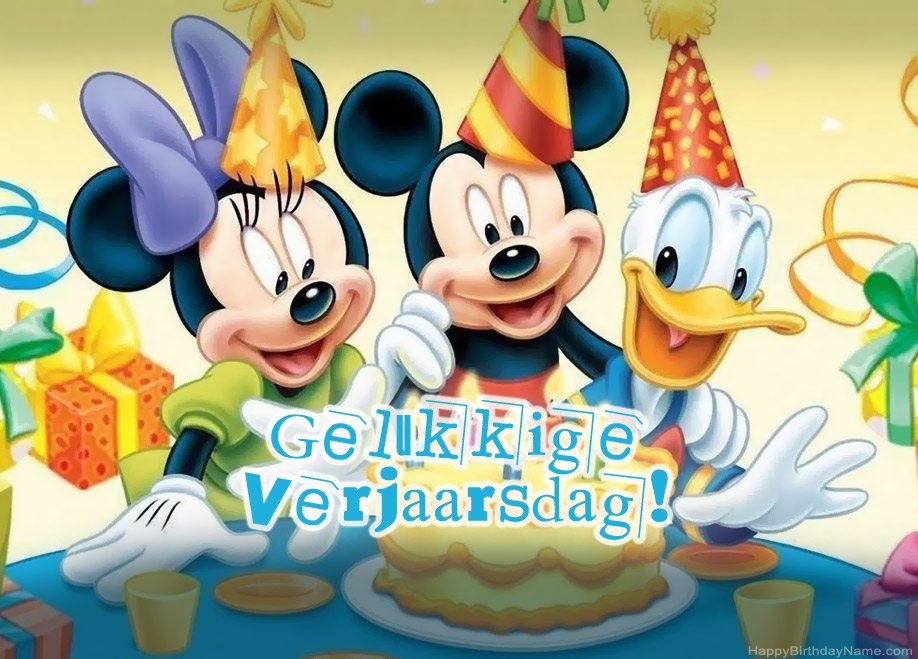 Kinders se verjaardag groete
