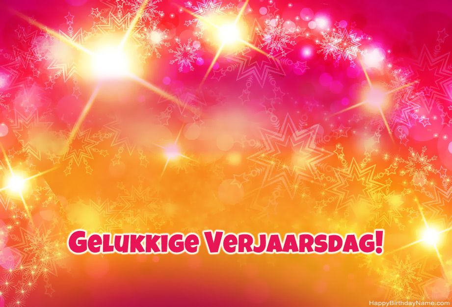 Baie geluk met gelukkige verjaarsdag