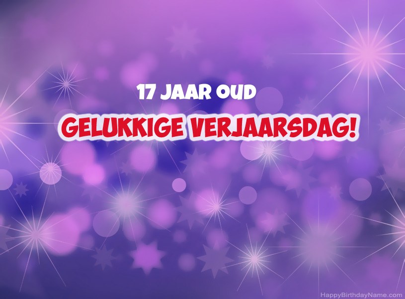 Pragtige foto's vir Happy Birthday 17-jarige ou