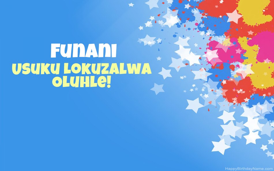 Halala ngosuku lokuzalwa lwe-Funani