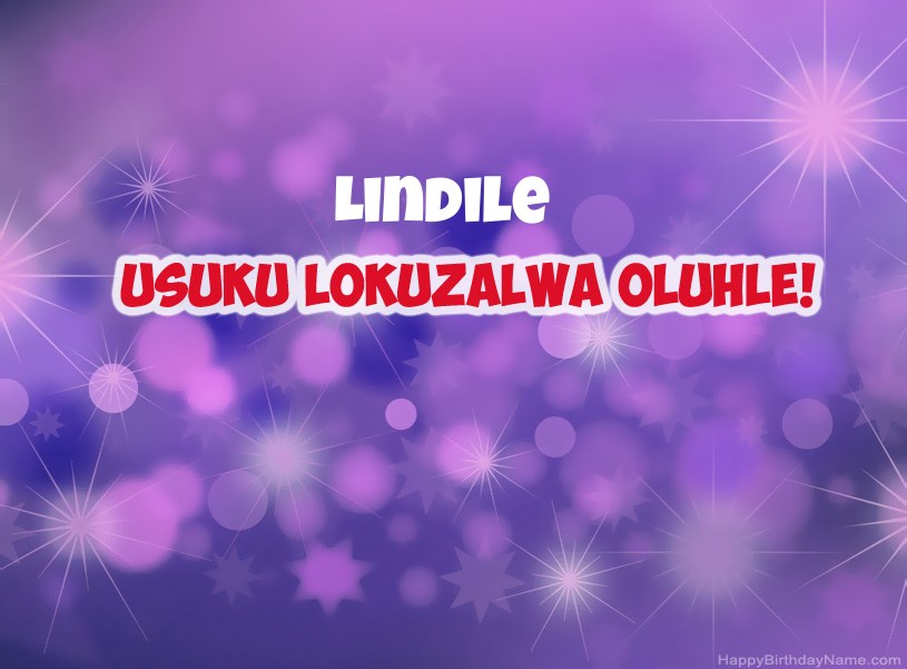 Izithombe ezinhle ze-Happy Birthday ye-Lindile