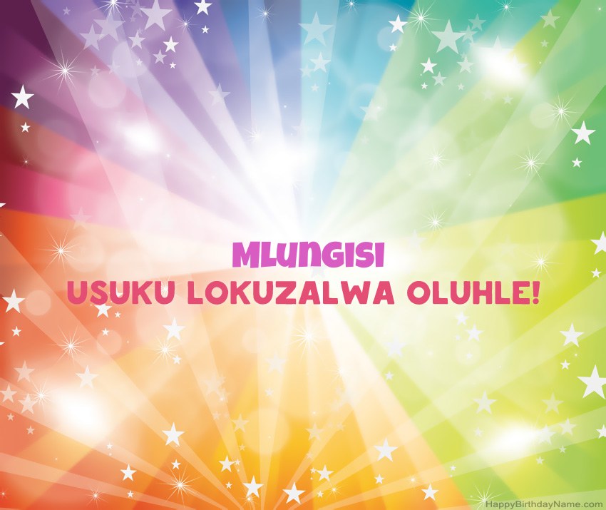 Amakhadi amahle woSuku lokuzalwa oluhle lwe-Mlungisi