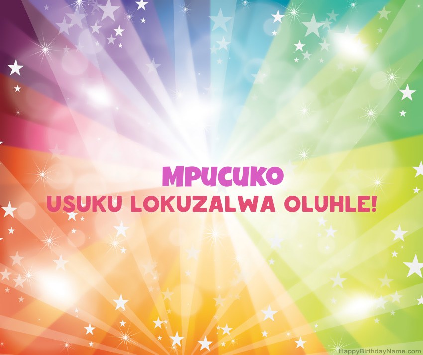 Amakhadi amahle woSuku lokuzalwa oluhle lwe-Mpucuko