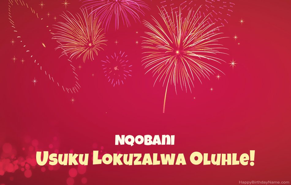Usuku lokuzalwa oluhle Nqobani, izinkondlo ezinhle