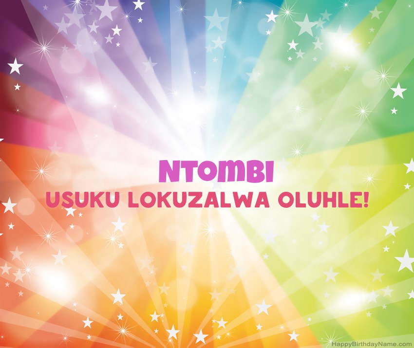 Amakhadi amahle woSuku lokuzalwa oluhle lwe-Ntombi