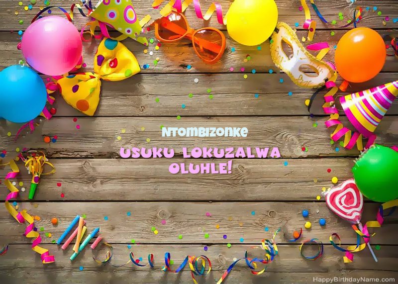 Usuku lokuzalwa oluhle Ntombizonke isithombe