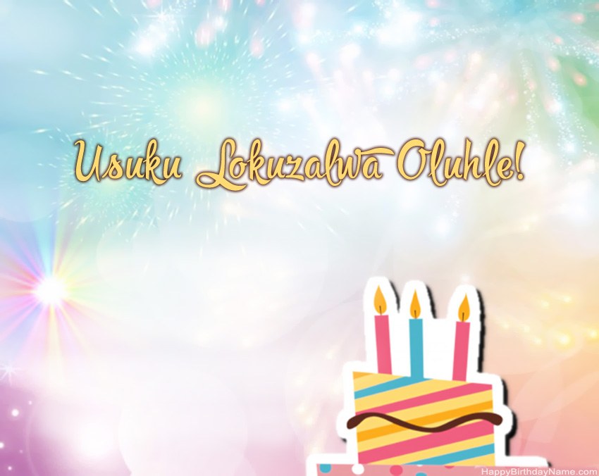 Usuku lokuzalwa oluhle evesini