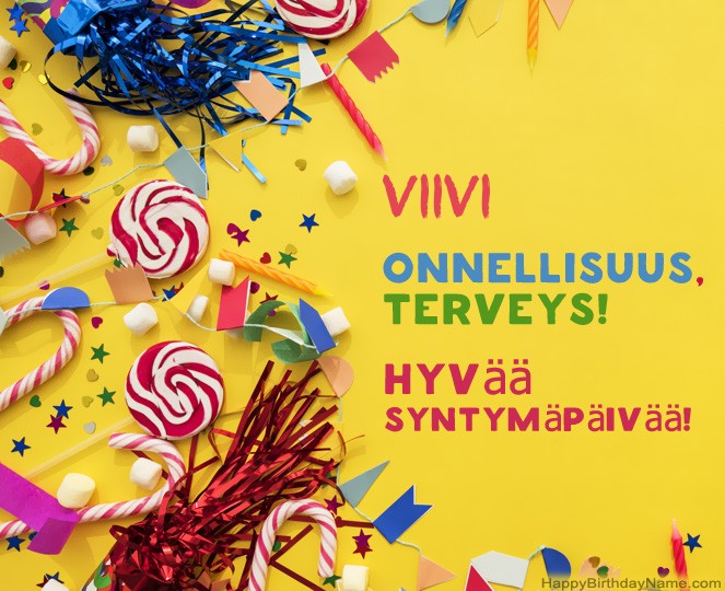 Hyvää Syntymäpäivää Viivi kuvia