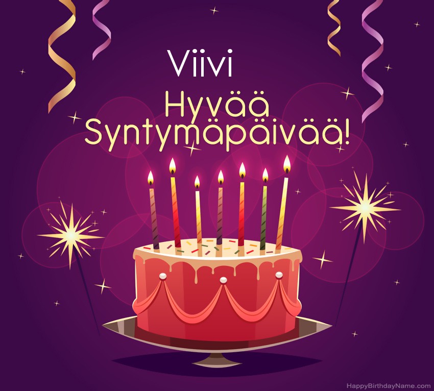 Lasten onnittelut Viivi Syntymäpäivästä