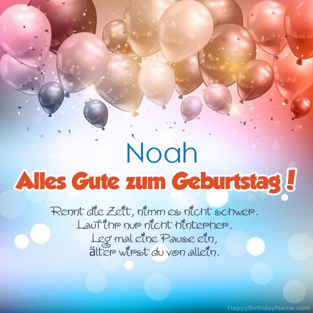 Gedichte zum Geburtstag für Noah Gedichte zum Geburtstag für Noah