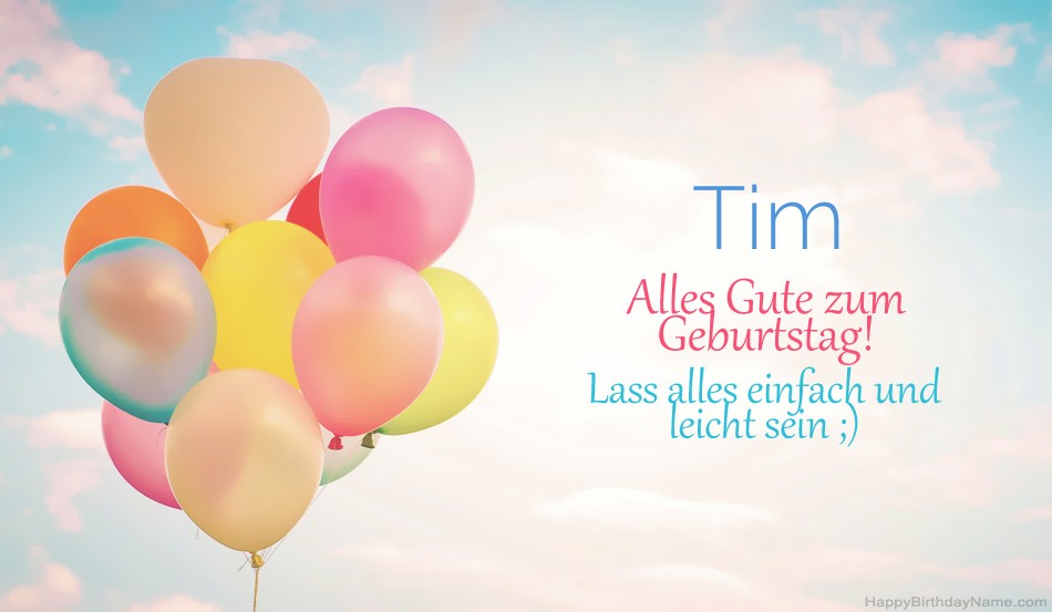 Herzlichen Glückwunsch Tim Bilder Herzlichen Glückwunsch Tim Bilder