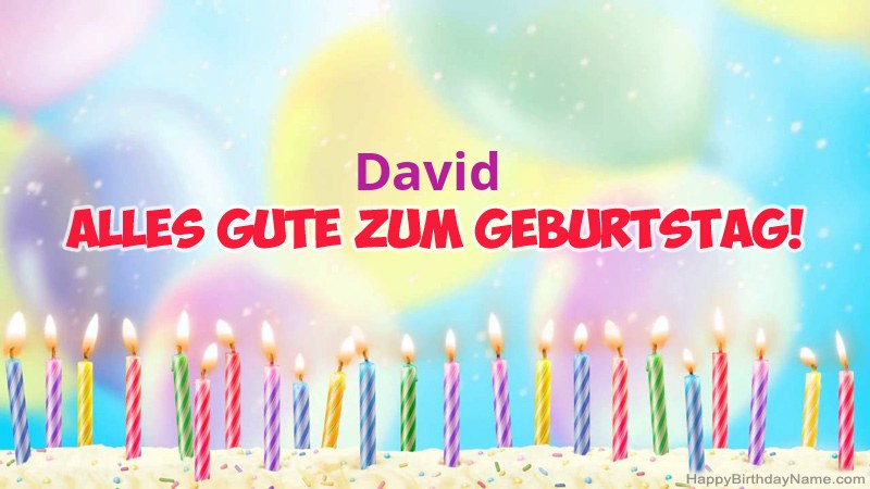 Lustige alles Gute zum Geburtstagkarten für David Lustige alles Gute zum Geburtstagkarten für David