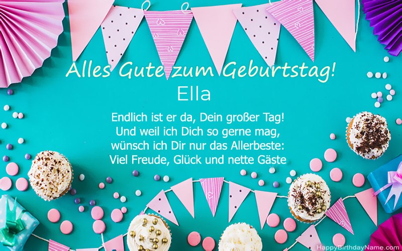 Alles Gute zum Geburtstag Ella, Schöne Bilder
