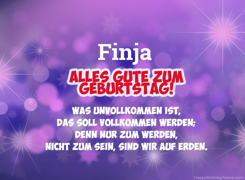 Schöne Bilder zum Geburtstag von Finja Schöne Bilder zum Geburtstag von Finja
