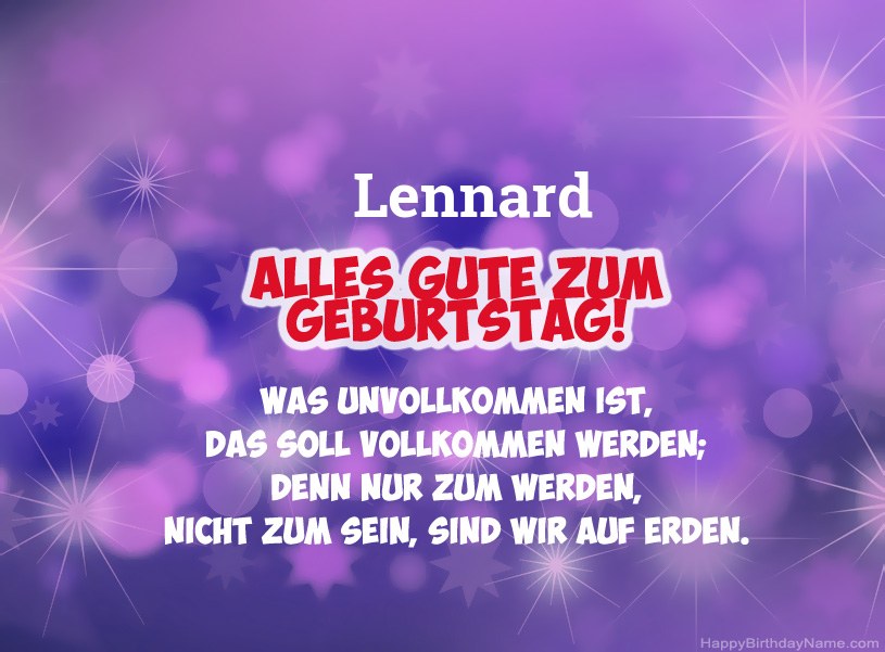 Schöne Bilder zum Geburtstag von Lennard Schöne Bilder zum Geburtstag von Lennard