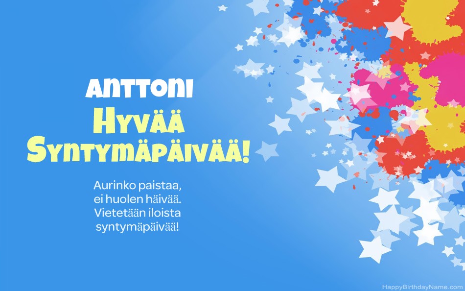 Kauniita kuvia Anttoni-onnea