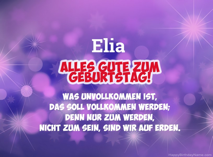 Schöne Bilder zum Geburtstag von Elia Schöne Bilder zum Geburtstag von Elia