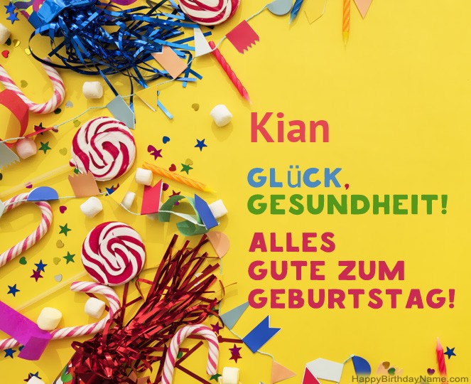 Alles Gute zum Geburtstag Kian Bilder