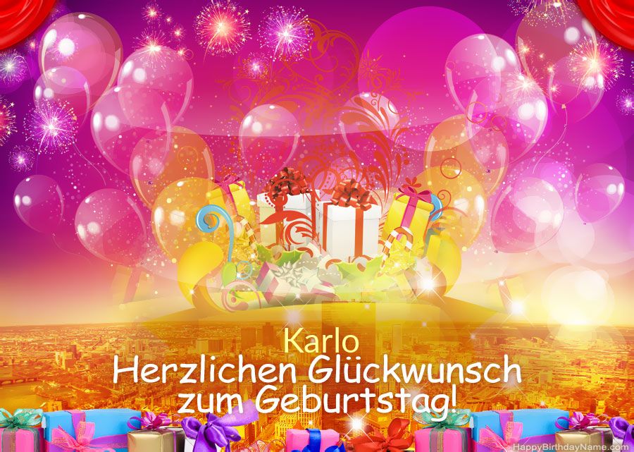 Lustige Bilder Alles Gute zum Geburtstag Karlo