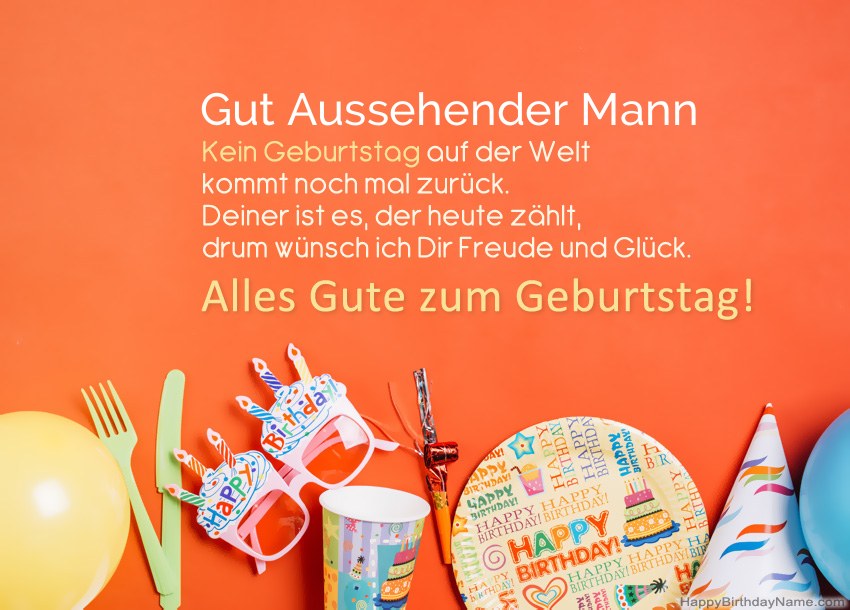 Gut Aussehender Mann Alles Gute zum Geburtstagskarten Gut Aussehender Mann Alles Gute zum Geburtstagskarten