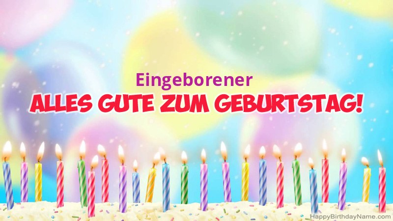 Lustiges alles Gute zum Geburtstag karten Eingeborener