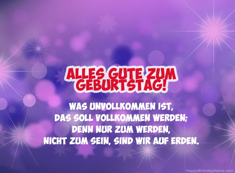 Schöne Bilder zum Geburtstag