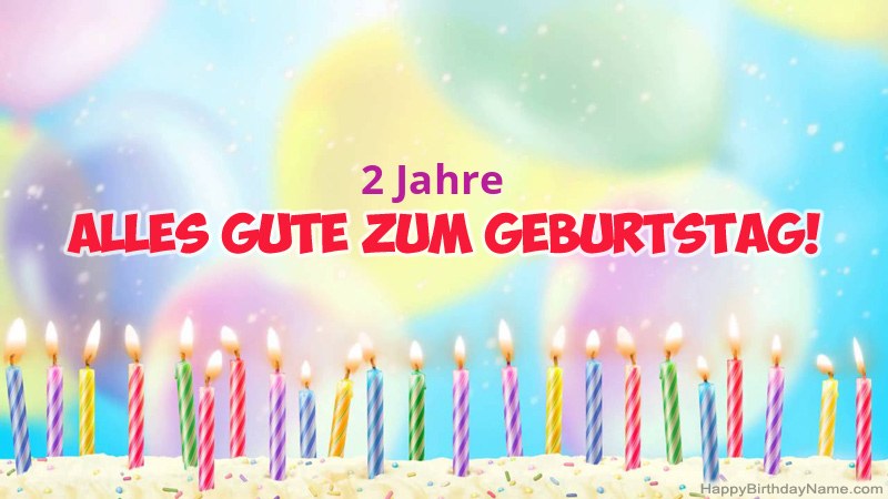 Lustiges alles Gute zum Geburtstag karten 2 Jahre alter Junge